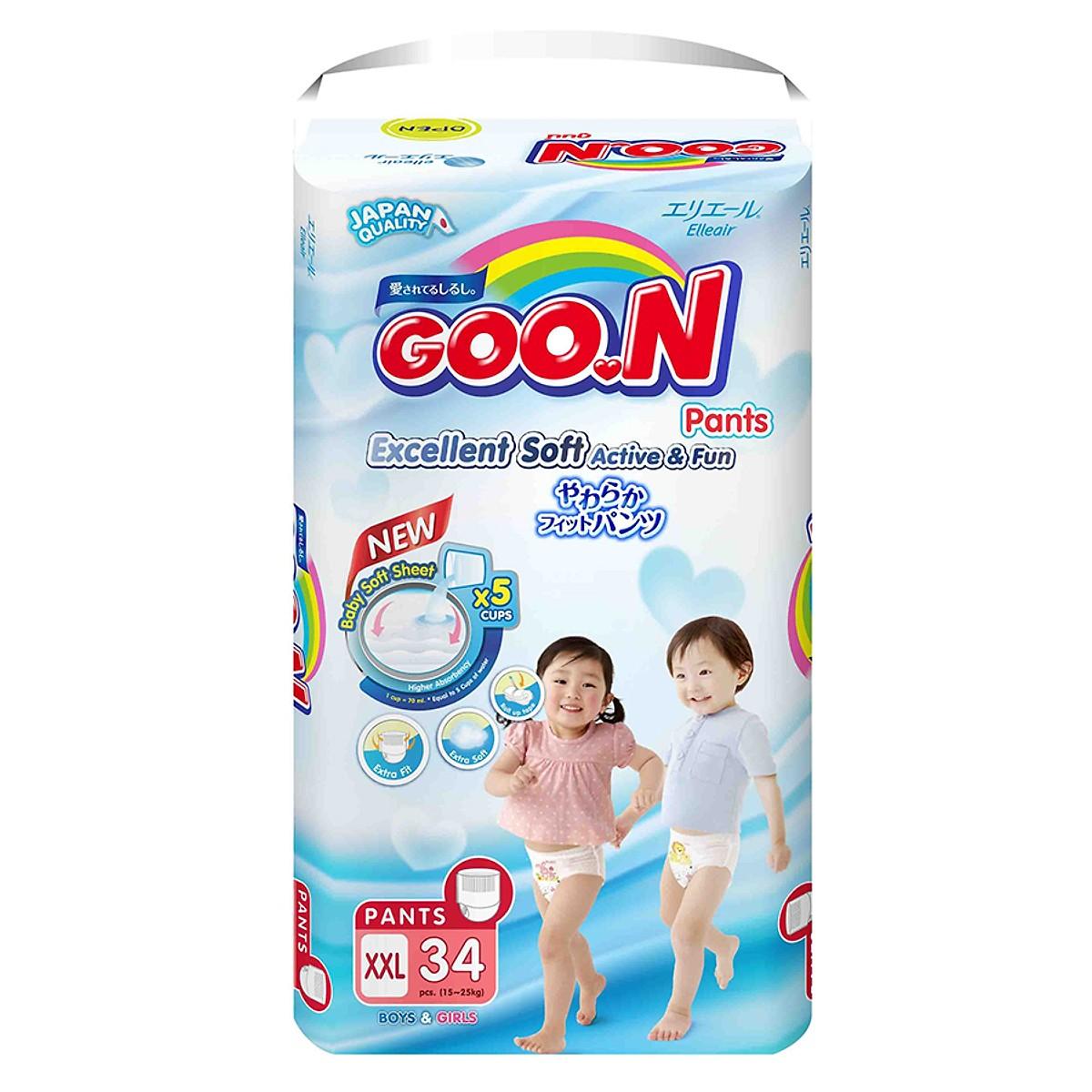 [HCM]Bỉm Goo.n Slim quần XXL34