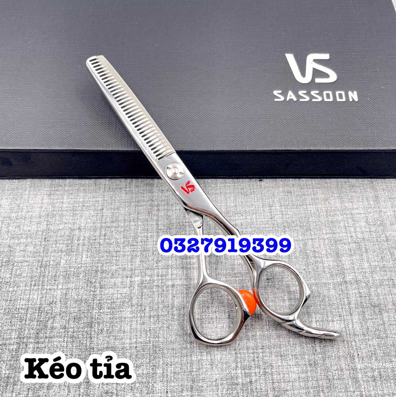 Vs Sassoon Hair Cutting Scissors Vs 6.0 Genuine Printed Japanese Steel S440C Hardness 62Hrc Comfortable Handle Professional Hair Cutting & Trimming Scissors
