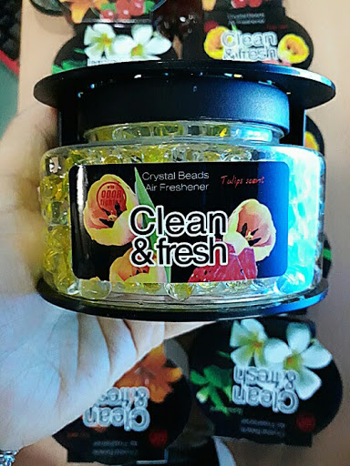 GEL THƠM KHỬ MÙI DẠNG HẠT PHA LÊ CLEAN & FRESH 160G