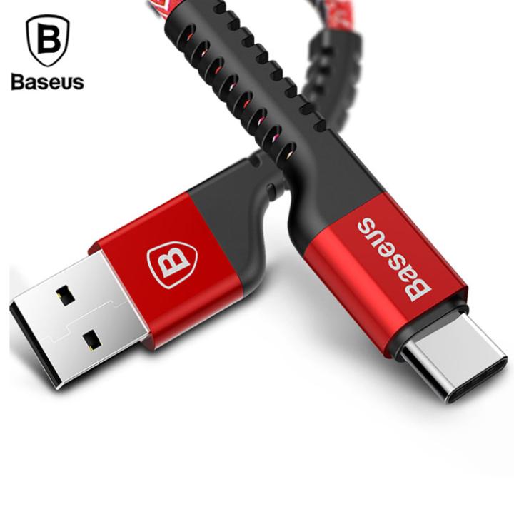 The type-c baseus catzj quick charge cable is 1.5m long