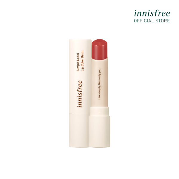 Son dưỡng môi có màu innisfree Simple Label Lip Color Balm 3.2g