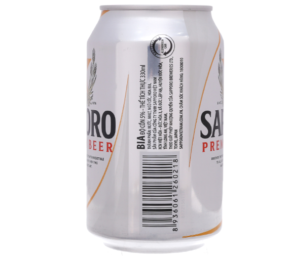 Bia Sapporo 330ml