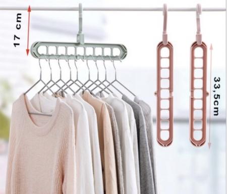 [HCM]combo 2 Móc quần áo đa chức năng - Chịu nặng tốt