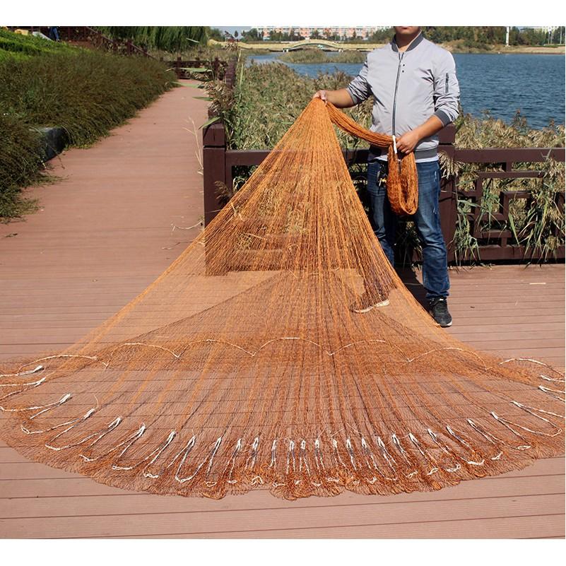 Chài dù bắt cá chân chì đúc thái lan cao 2m5 bung 5m - cam kết bảo hành đổi trả
