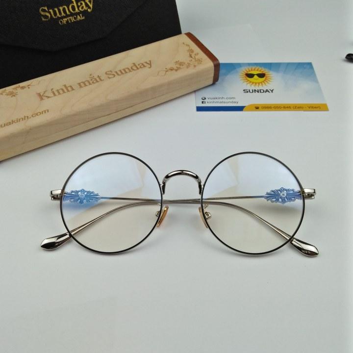 Gọng kính cận chrome heart CH03