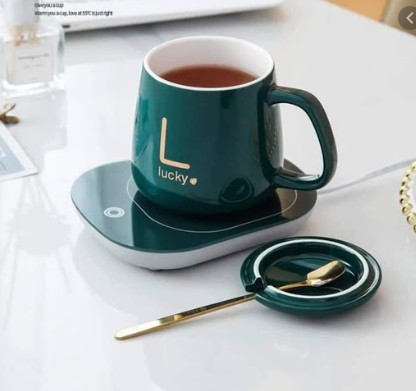 Bếp hâm nóng kèm cốc sứ và thìa sứ siêu xịn, nhỏ gọn, dễ sử dụng, Cốc điện giữ nhiệt mini văn phòng, hầm nấu cháo, Bep ham nong kem coc su va thia su sieu xin, nho gon de su dung, Coc dien giu nhiet mini van phong, ham nau chao