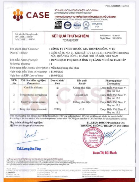 Dung Dịch Phụ Khoa Cụ Làng Nghè