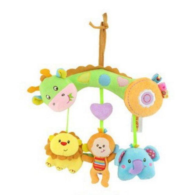 Thú bông treo nôi đồ chơi treo cũi xe đẩy cho bé từ sơ sinh tololo tn09