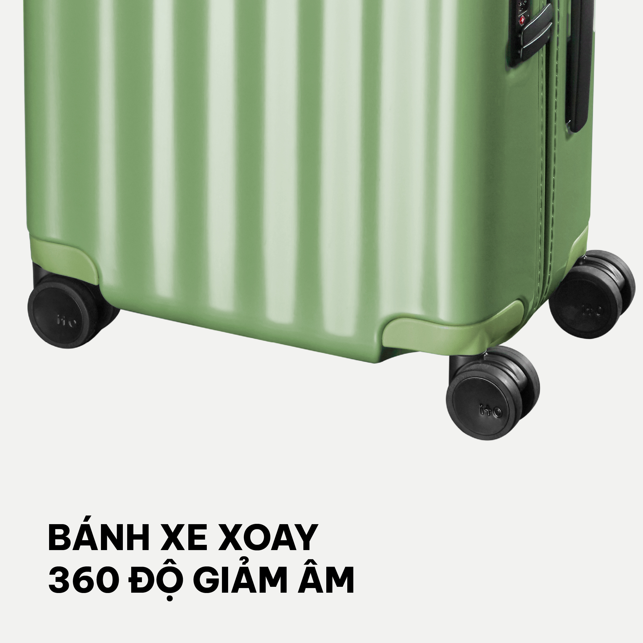 Vali ký gửi ITO Classic Wave 25-inch (64 cm) Hard Shell với khóa TSA