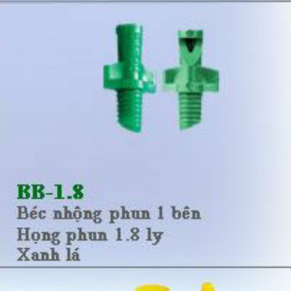 Combo 200 béc bọ phun 1 bên họng 1.8 và 2.8 li