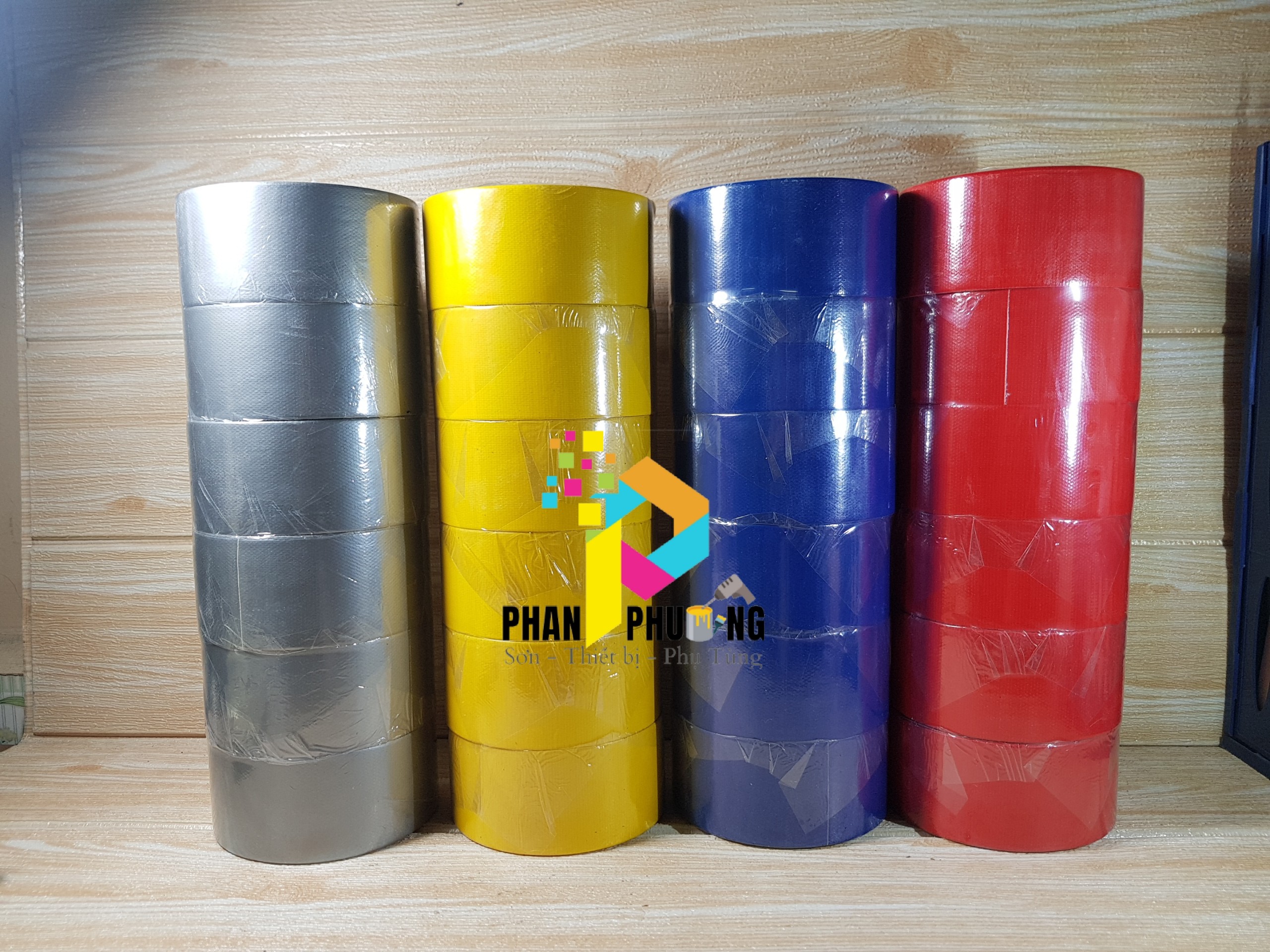 Băng keo bạc sợi vải nhiều màu