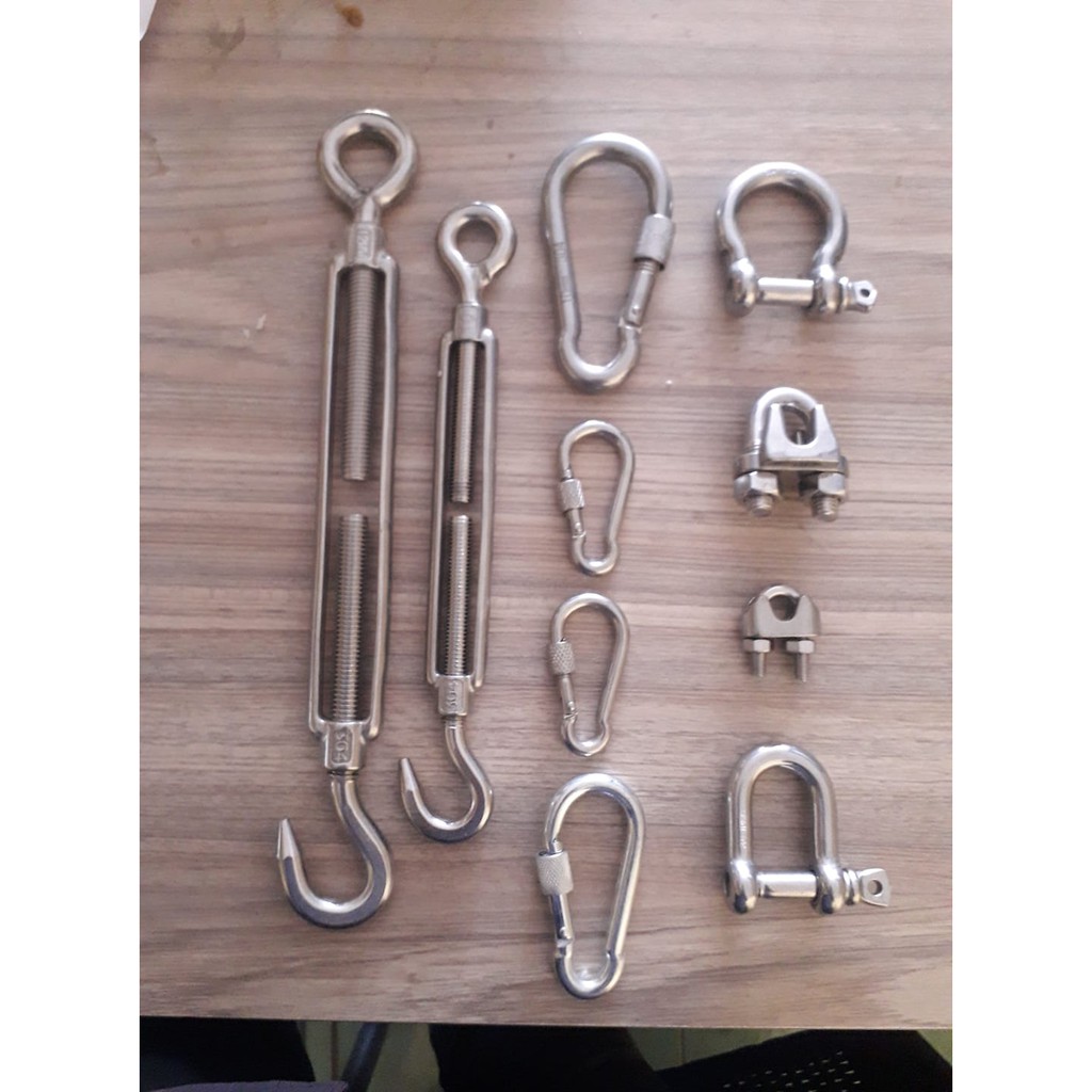 Tăng đơ mạ kẽm 1 móc 1 tròn d14mm cáp thép giá sỉ công ty cáp thép thái bình vina