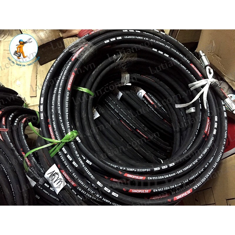 Dây rửa áp lực cao 2 lõi thép - 10m