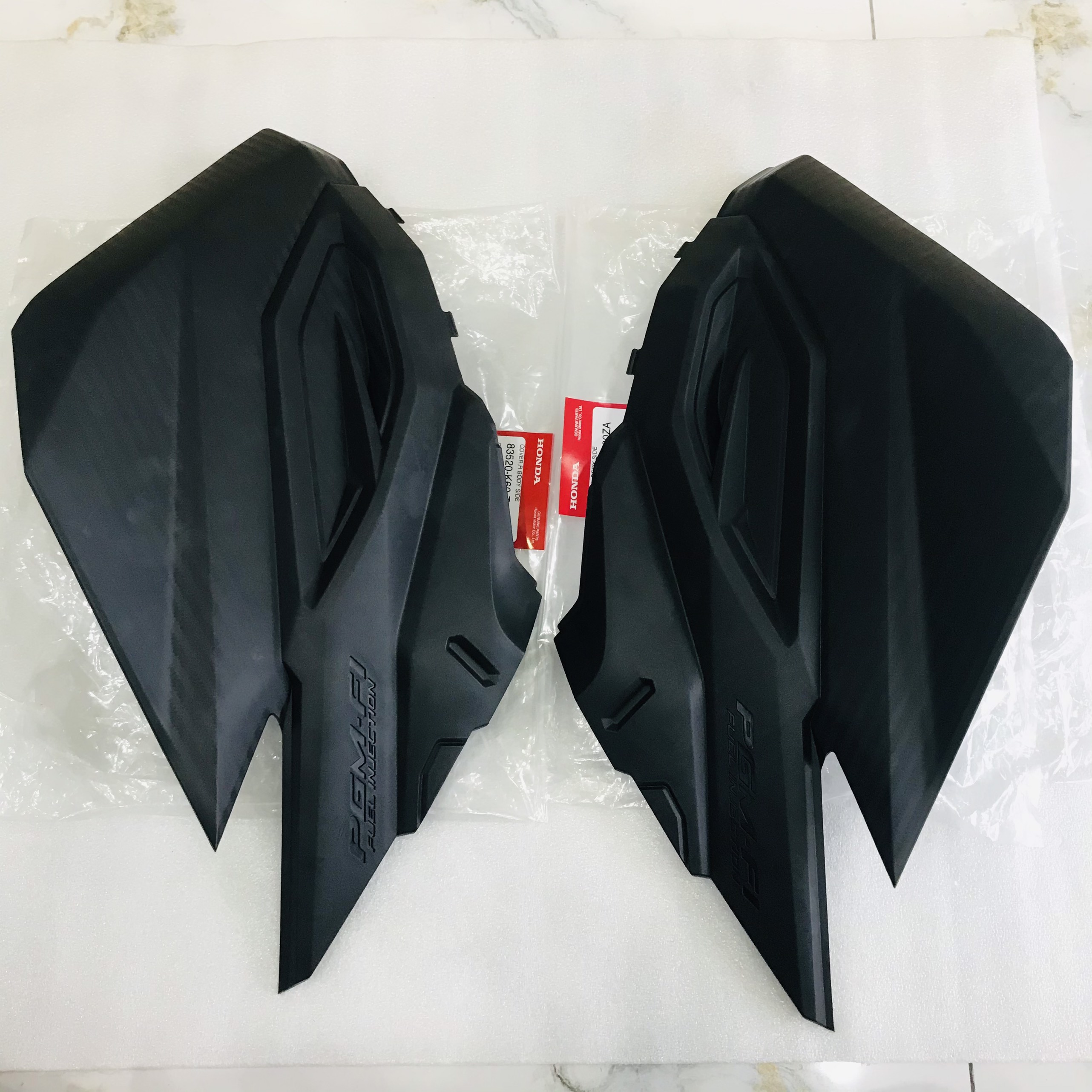 Nhựa nhám pgm-fi, cốp fi vario, click 2015-2017 zin honda - 83520-k60-t00za/ 83620-k60-t00za
