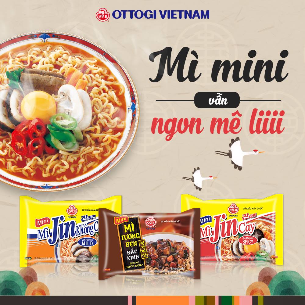 Combo 10 gói - Mini Mì Tương Đen Bắc Kinh 83g (VN)
