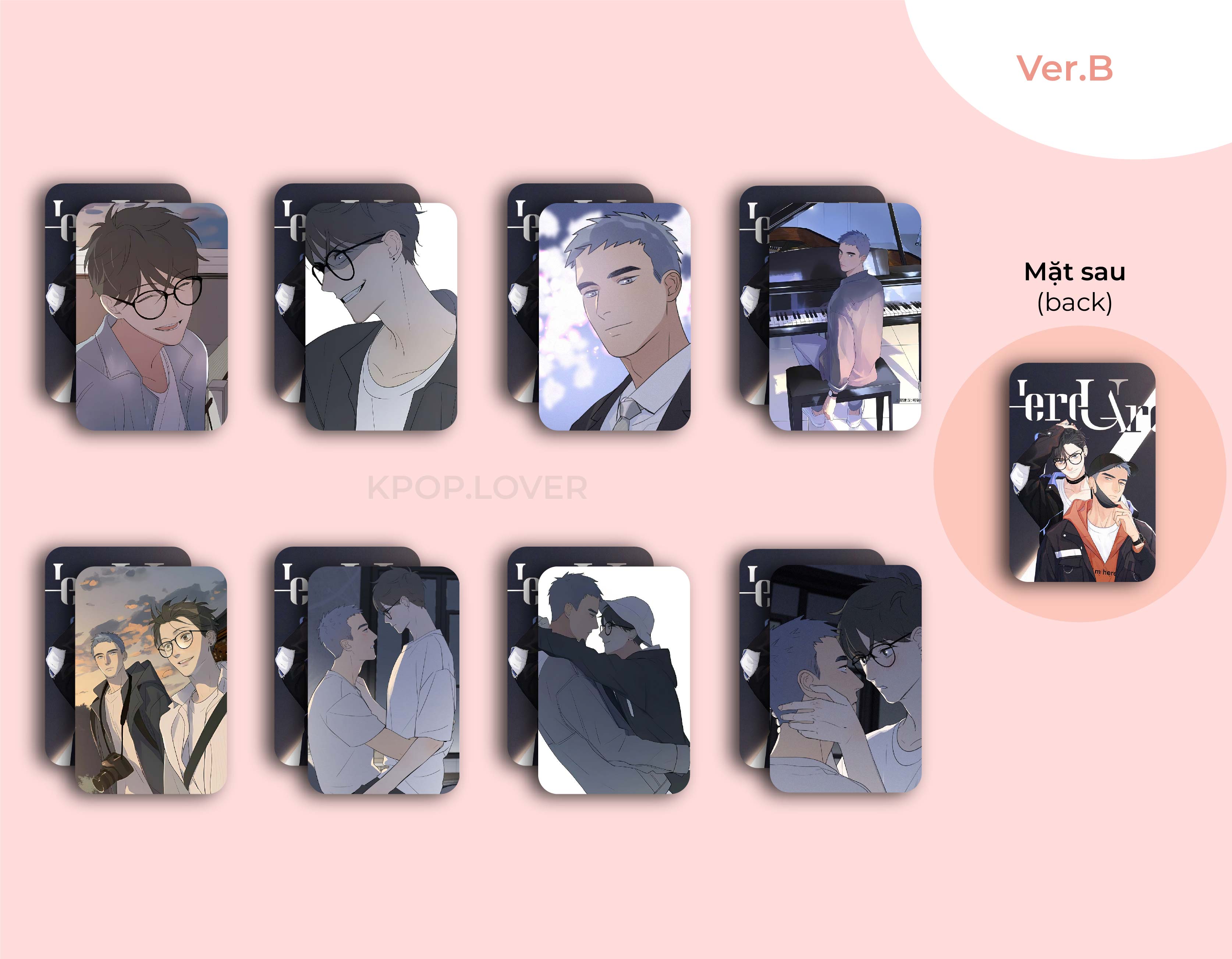 SET 8 CARD BO GÓC HERE YOU ARE
