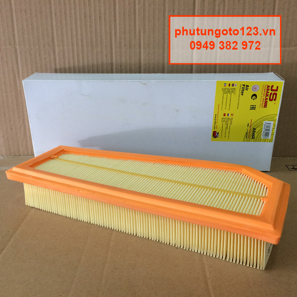 Lọc gió động cơ Mercedes-Benz C200 C180 2007-2014 mã A0466 của JS Asakashi Nhật Bản