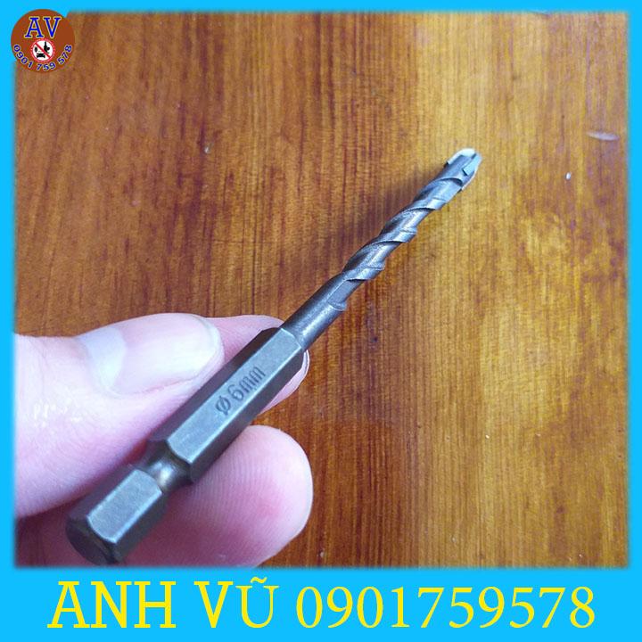 Mũi khoan ĐA NĂNG chuôi lục giác phi 6