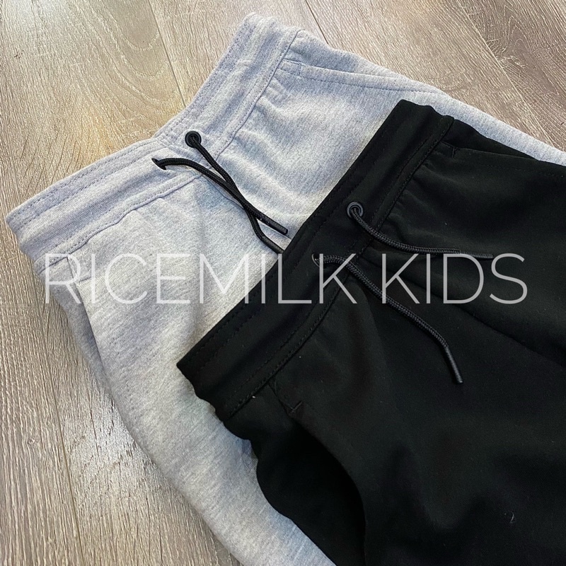 Quần jogger nỉ ép Hm xuất dư xịn