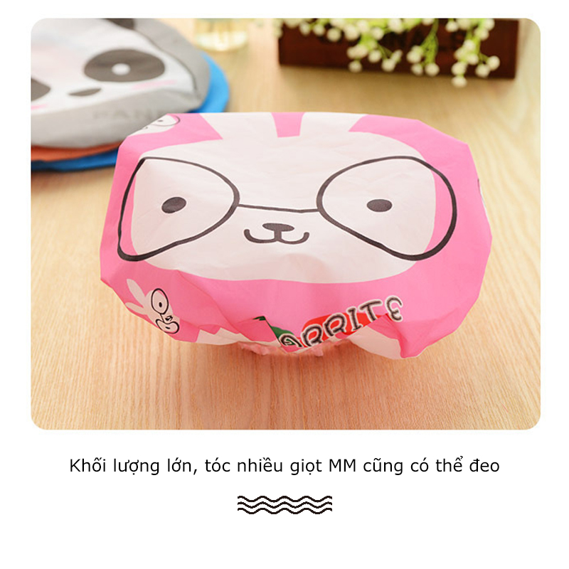 [HCM] Mũ Trùm Đầu Nilon Tránh Ướt Tóc HD3406