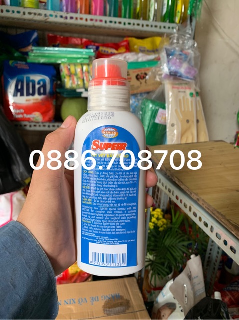 Nước Tẩy Cổ Áo Superr 300Ml(Mẫu Mới)