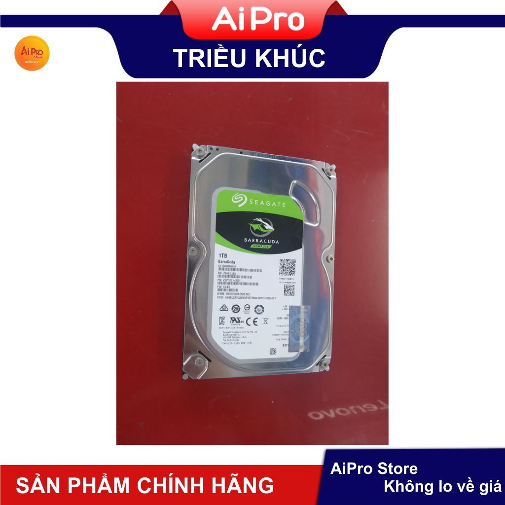 Ổ cứng HDD 1TB Seagate (Barracuda) - Bảo hành 24 tháng