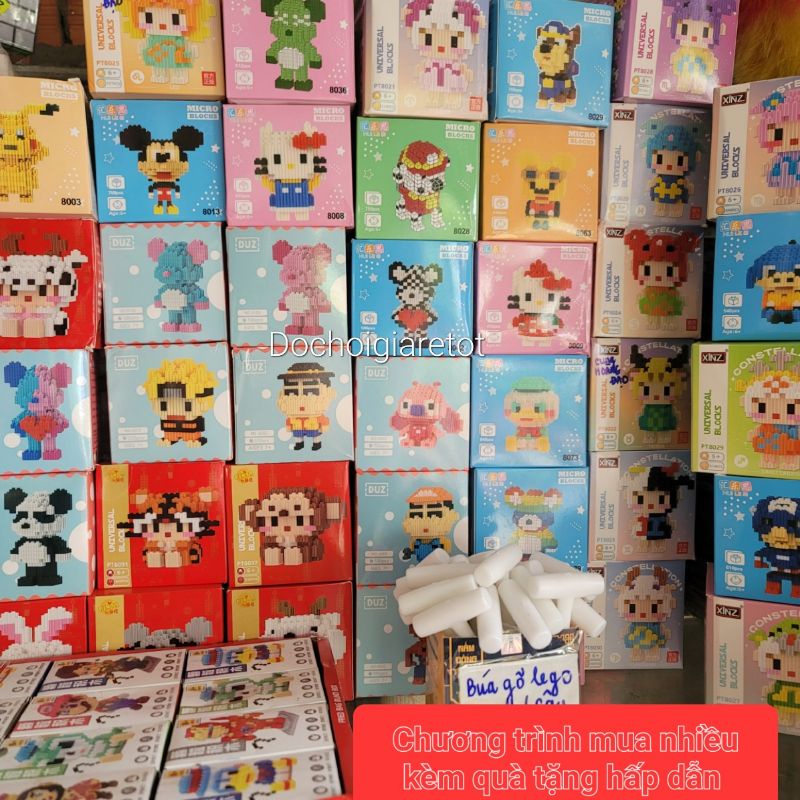 BỘ LEGO 12 CON GIÁP ( GIAO MÀU NGẨU NHIÊN )