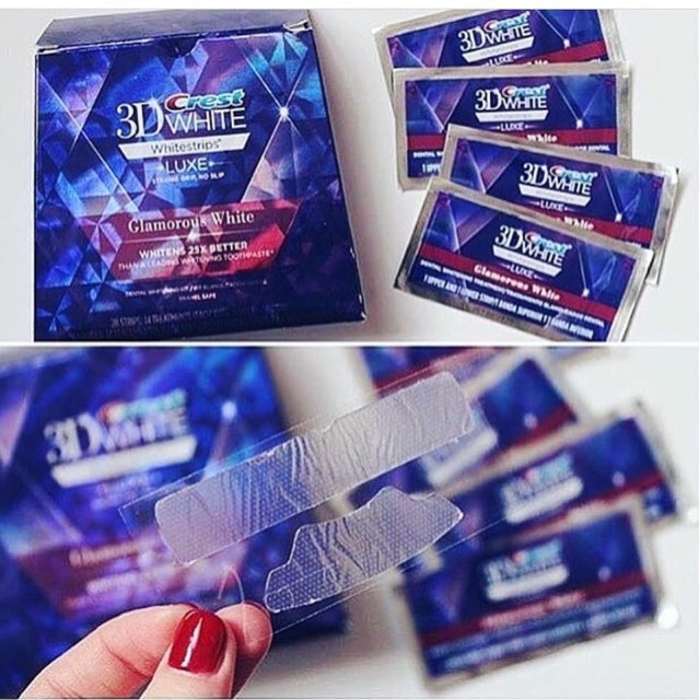 Miếng Dán Trắng Răng Crest 3D Whitestrips của Mỹ
