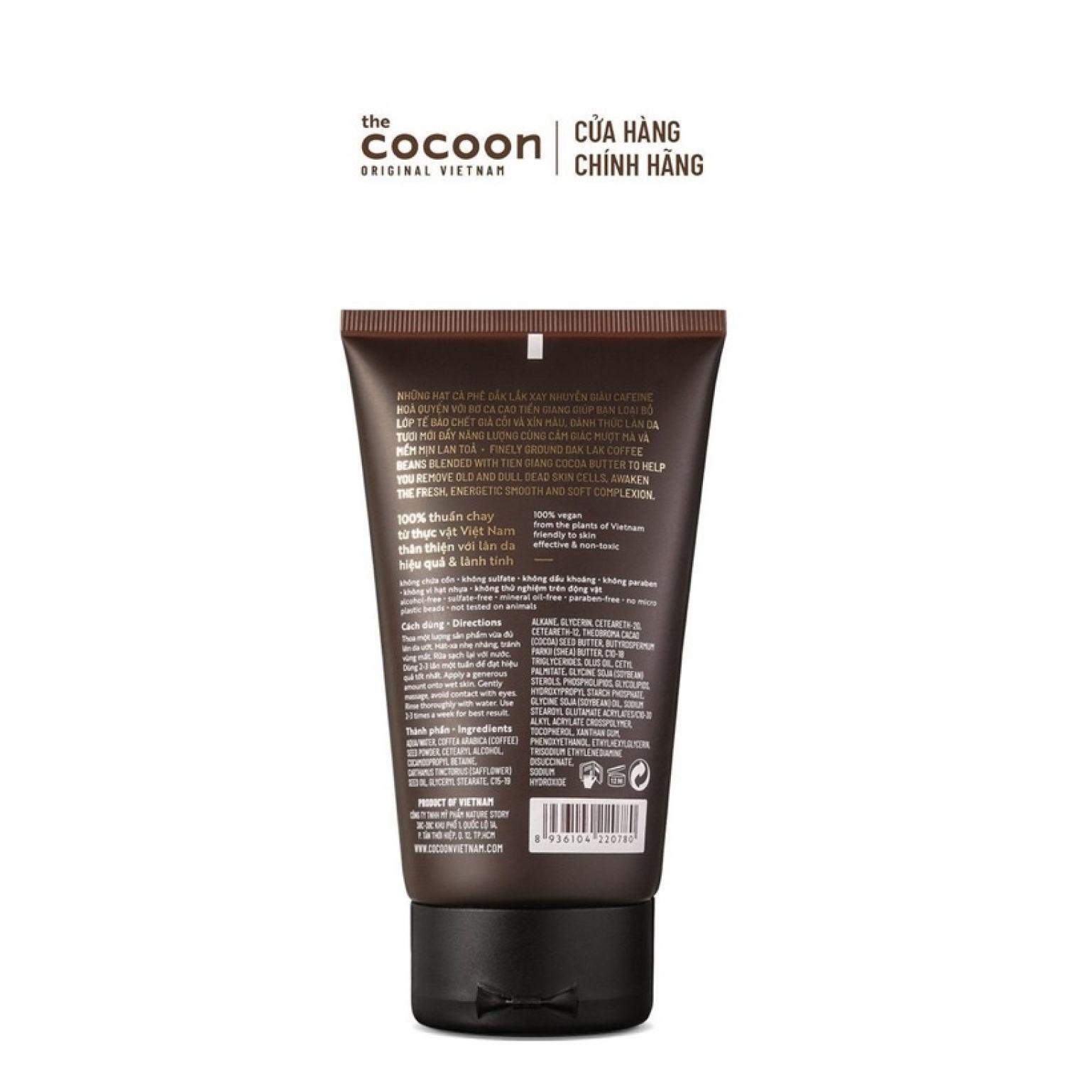 Cà Phê Đắk Lắk Làm Sạch Da Chết Mặt 150ml (Dak Lak Coffee face polish)