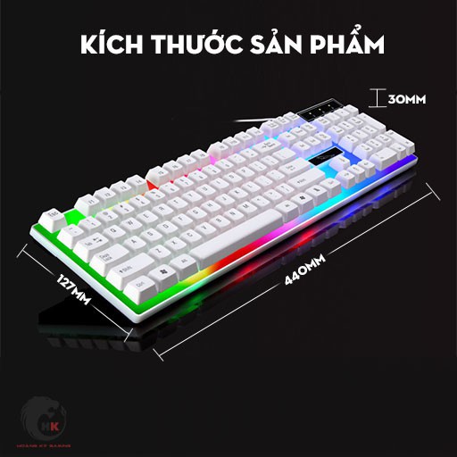 [FREESHIP MAX] Bàn phím cơ gaming LEAVEN K660 Led RGB 104 phím nút tròn blue swith chơi game dùng văn phòng siêu đẹp bảo hành 12 tháng-Toàn Lộc Computer