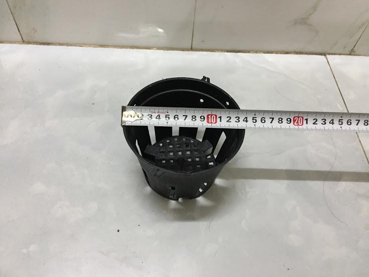 combo chậu nhựa đen size 14cm=10cai