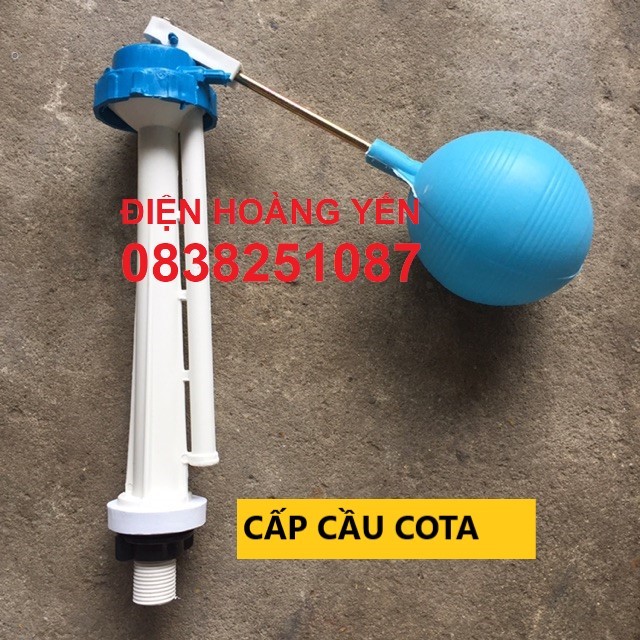 Bộ xả két rời tay gạt ngang lắp mọi bồn cầu tay gạt
