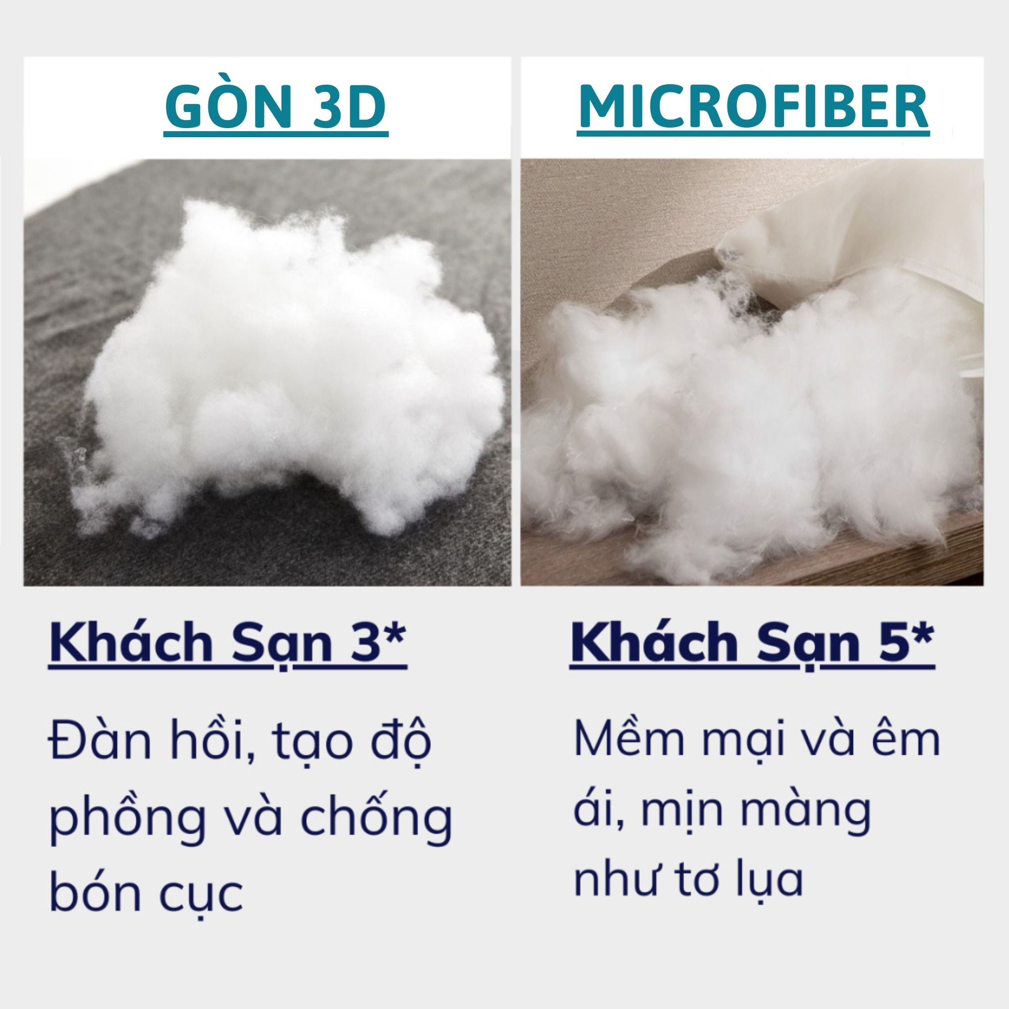 Ruột gối ôm An Lụa 35x100 cm bông lông vũ nhân tạo microfiber