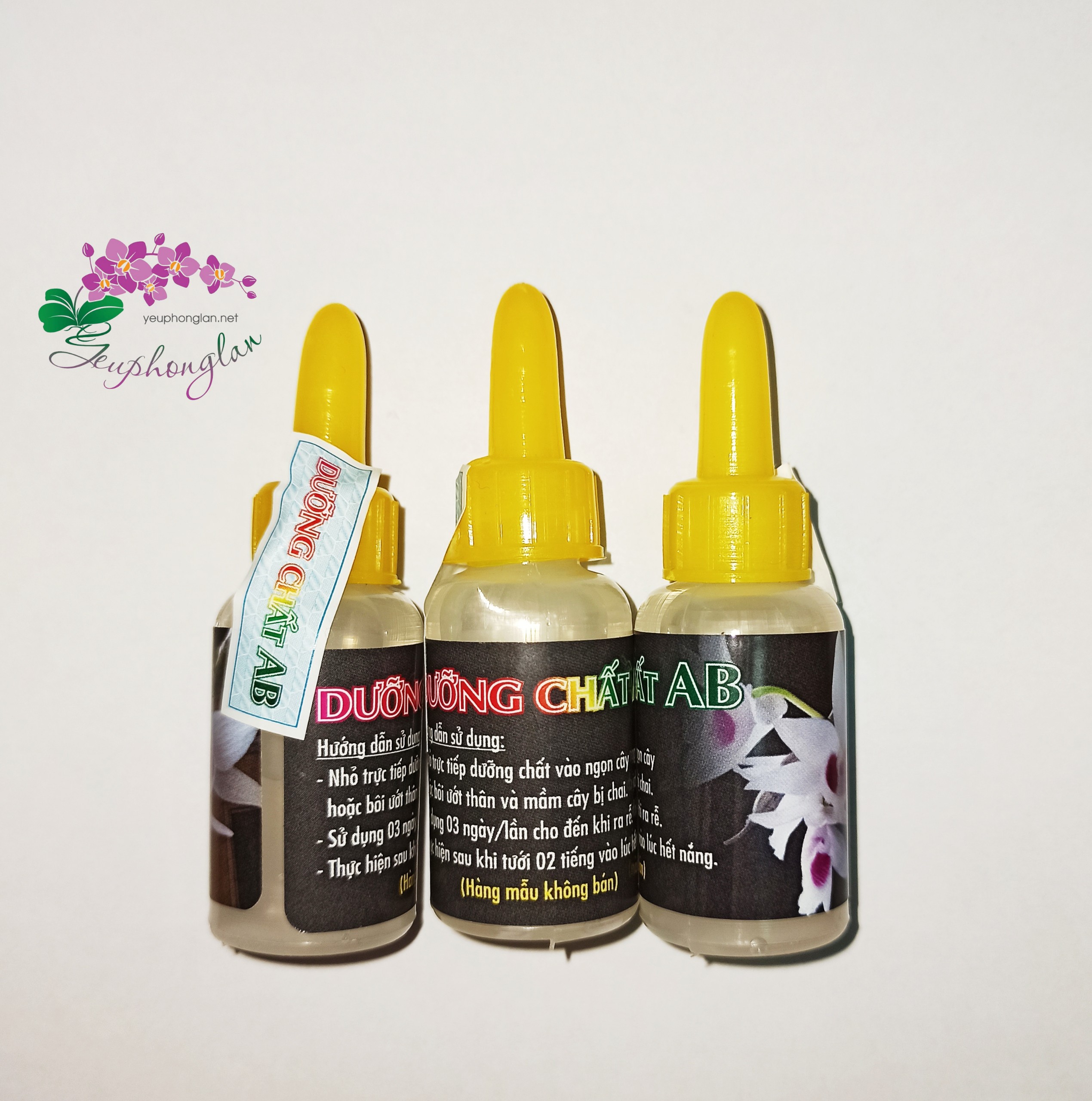 Dưỡng chất ab - Dưỡng mầm lan lọ 10ml giúp phục hồi mầm bị sốc th uốc kích, đèo đẹt