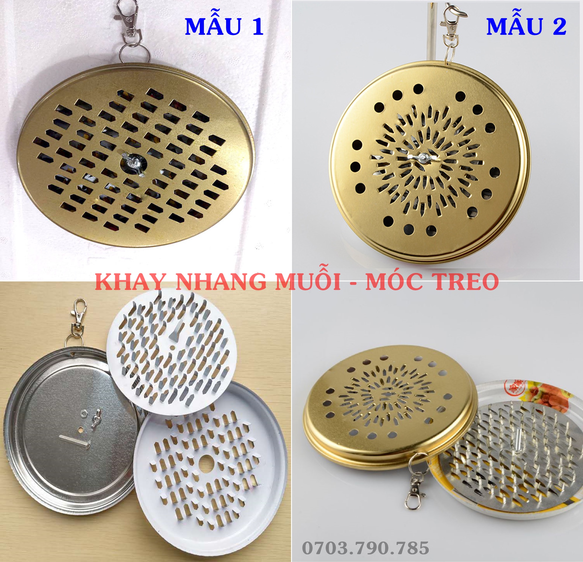 [HCM]Khay Đựng Nhang Muỗi Có Nắp Đậy