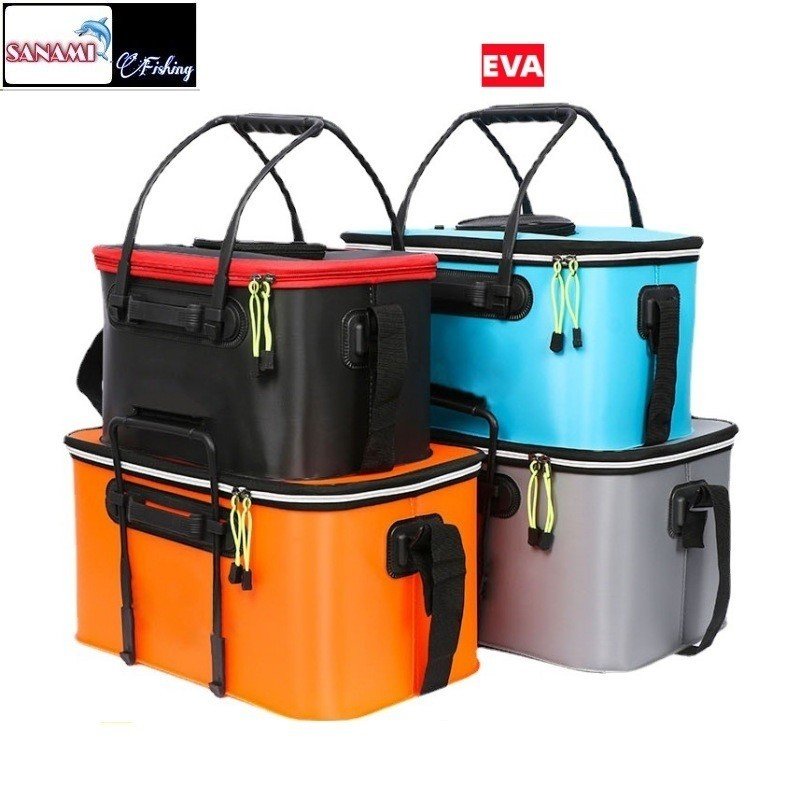 Thùng đựng cá đi câu cao cấp phụ kiện câu cá giỏ đựng cá,rọng đựng cá tiện lợi kk9 - sanami fishing