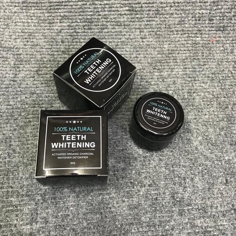 COMBO 2 HỘP BỘT TẨY TRẮNG RĂNG THAN TRE HOẠT TÍNH TEETH WHITENING