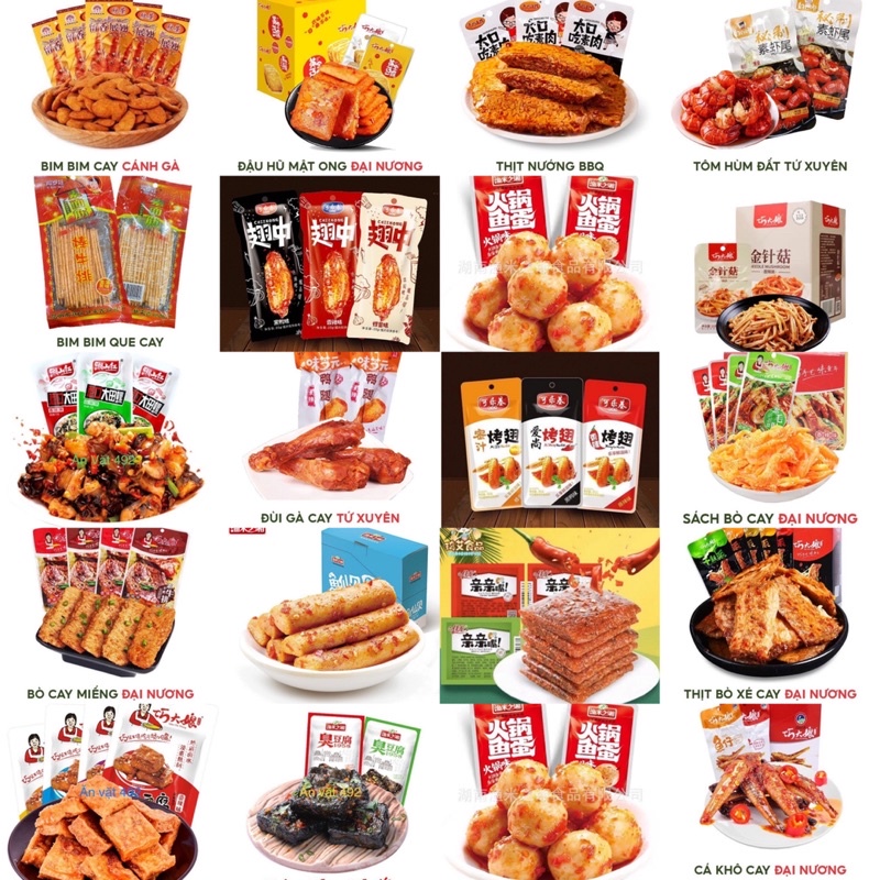 Combo 20 Món Ăn Vặt Trung - Ăn Vặt 492