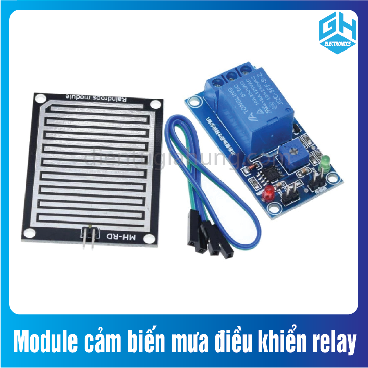 Rain Sensor Module Controls Relay