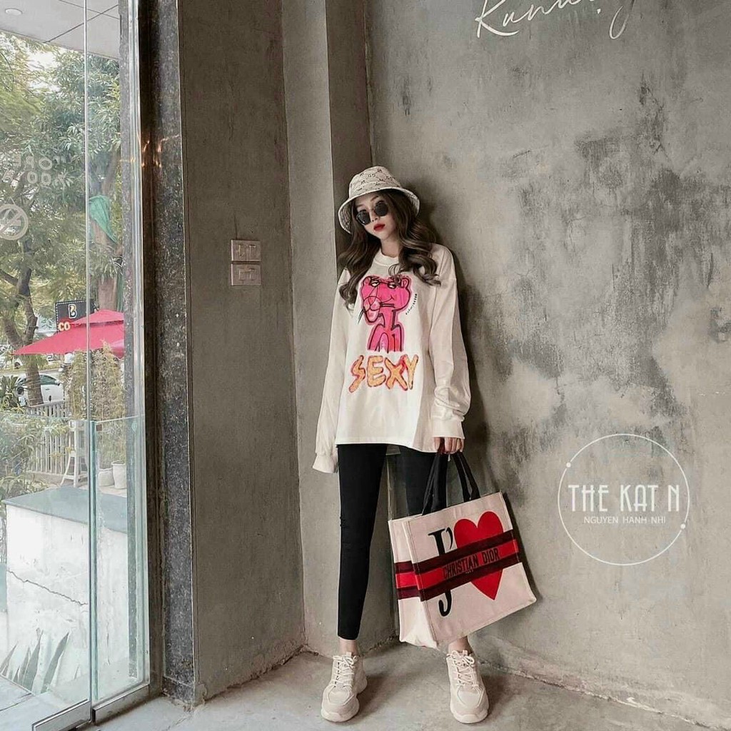 Quần legging Cotton Thái CUỘN HỒNG FROM DÀI