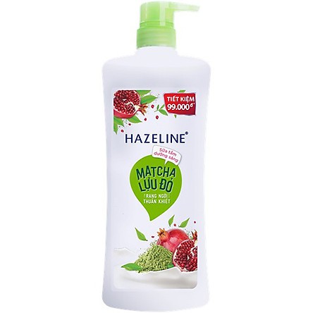 (Chai 1kg) Sữa tắm dưỡng da Hazeline 1kg