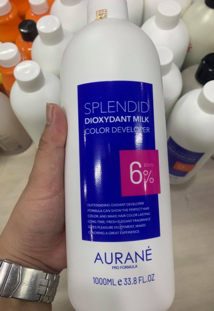 OXY TRỢ NHUỘM TÓC AURANE 1000ML