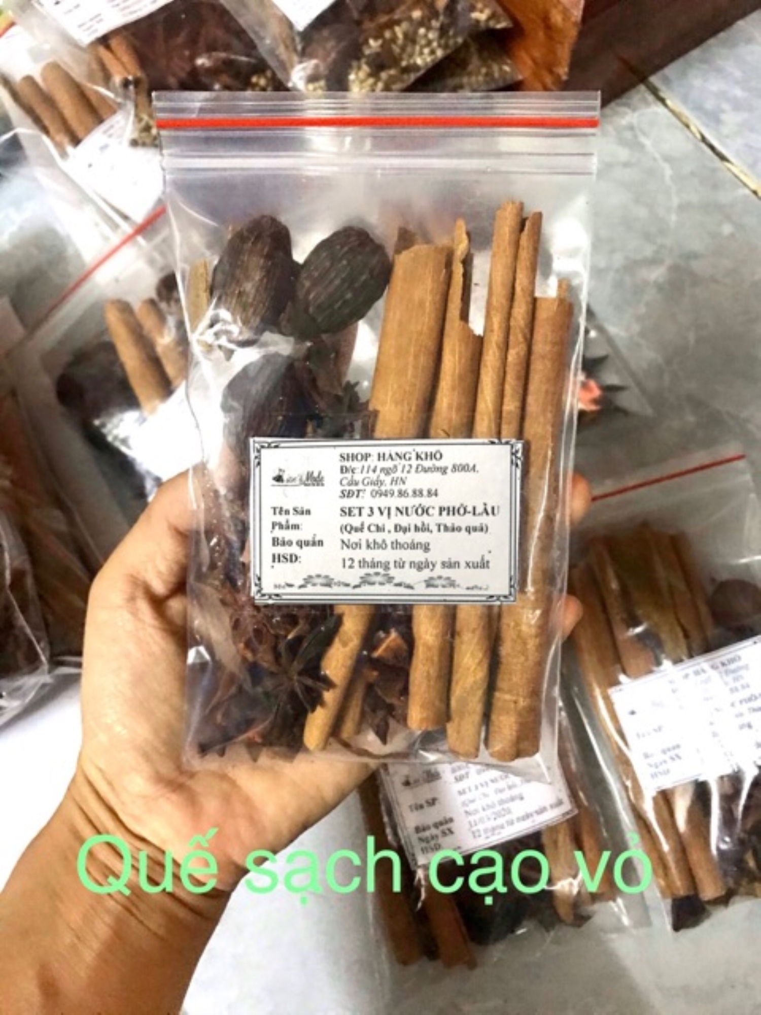 Hot sales cheap Set 3-6 vị nước Phở, Lẩu (gồm Quế, Đại hồi, thảo quả, đinh hương, hạt mùi, tiểu hồi)