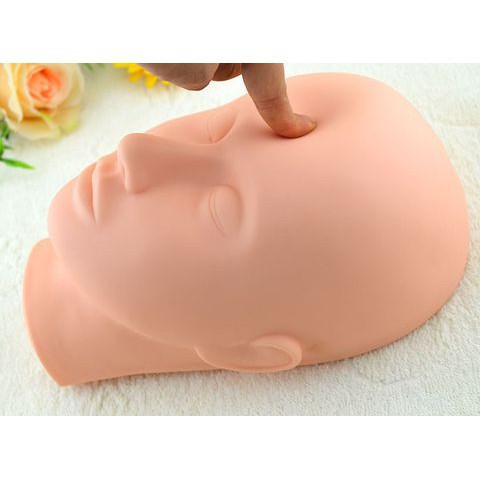 Đầu ma nơ canh (ken - đầu canh) silicon mềm tập nối mi