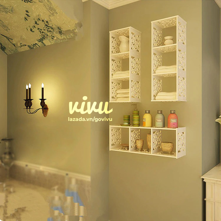 Shelf decoration square grid wall-mounted multi-choosed