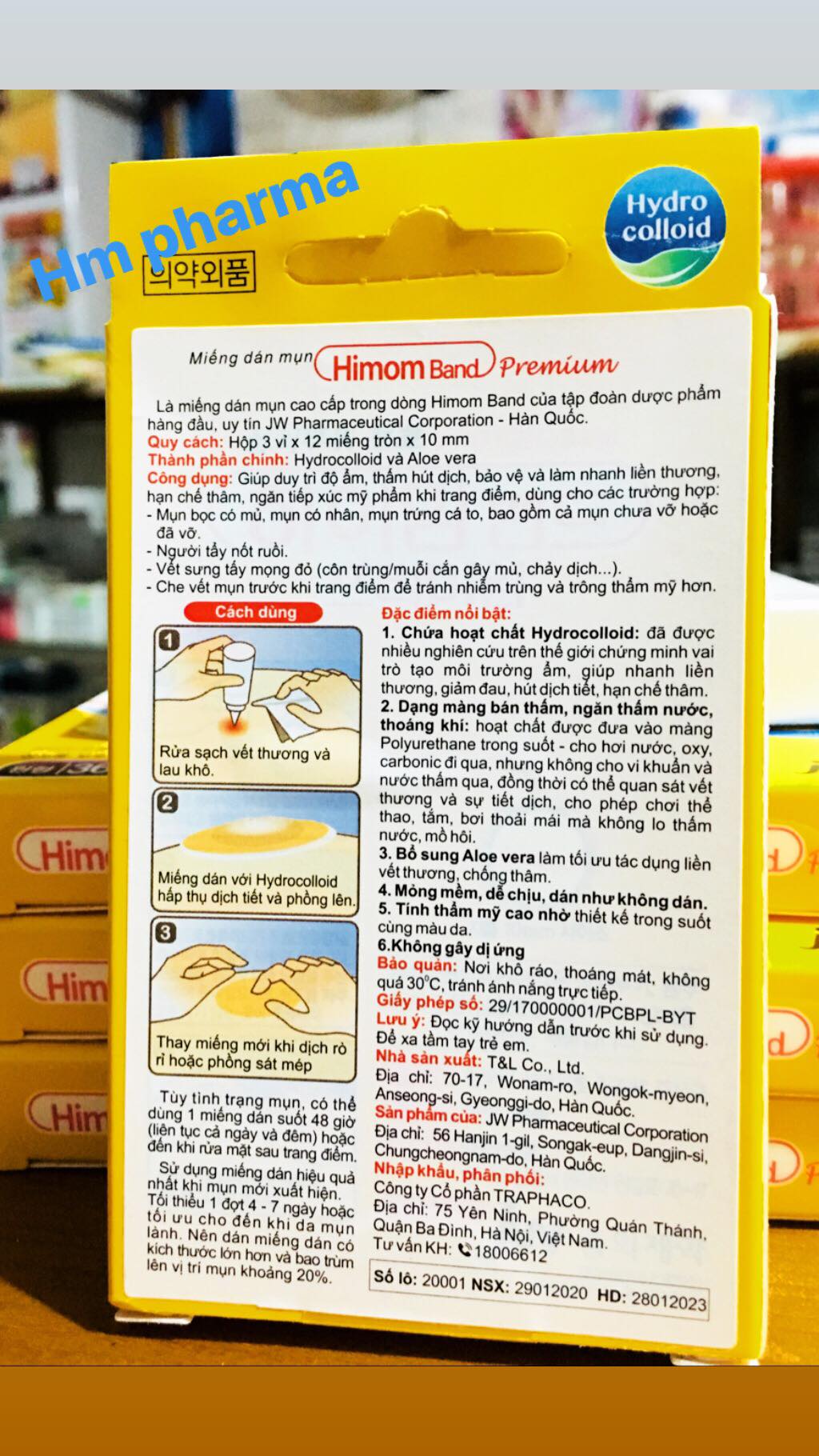 Miếng dán mụn Himom Band premium