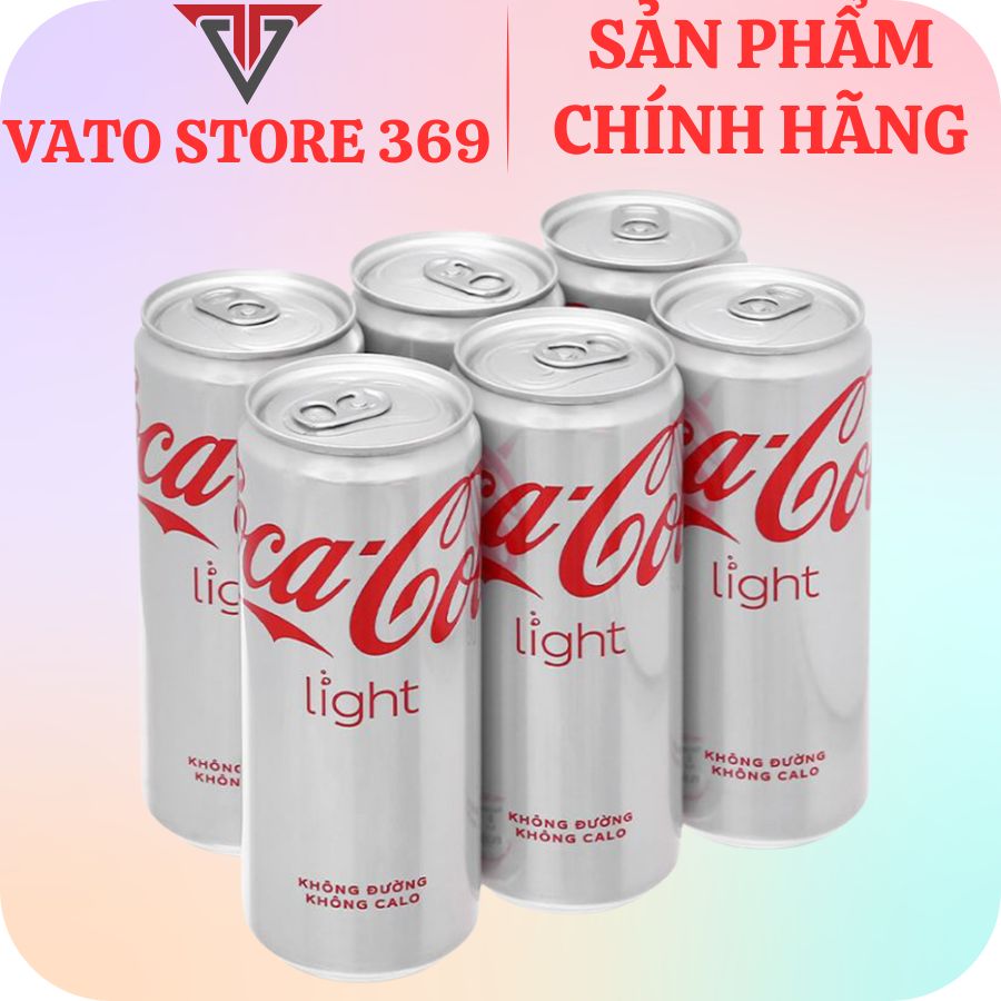 Cocacola Light Carbonated Soft Drink Can 320ml