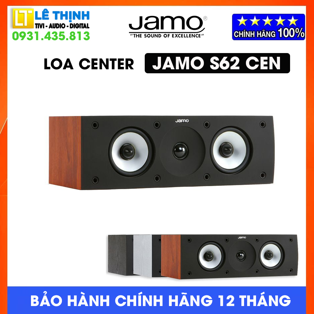 Loa center jamo s 62 cen dark apple | loa center jamo s62 - chính hãng - bảo hành 12 tháng