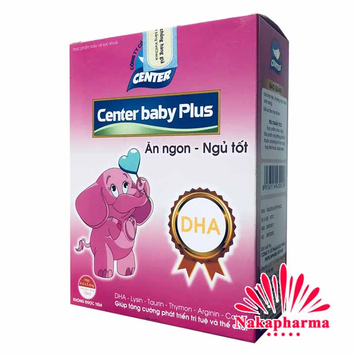 Center Baby Plus Calcium Nano Gold và Ăn Ngon Gold - Bổ sung canxi, tăng cường hấp thu