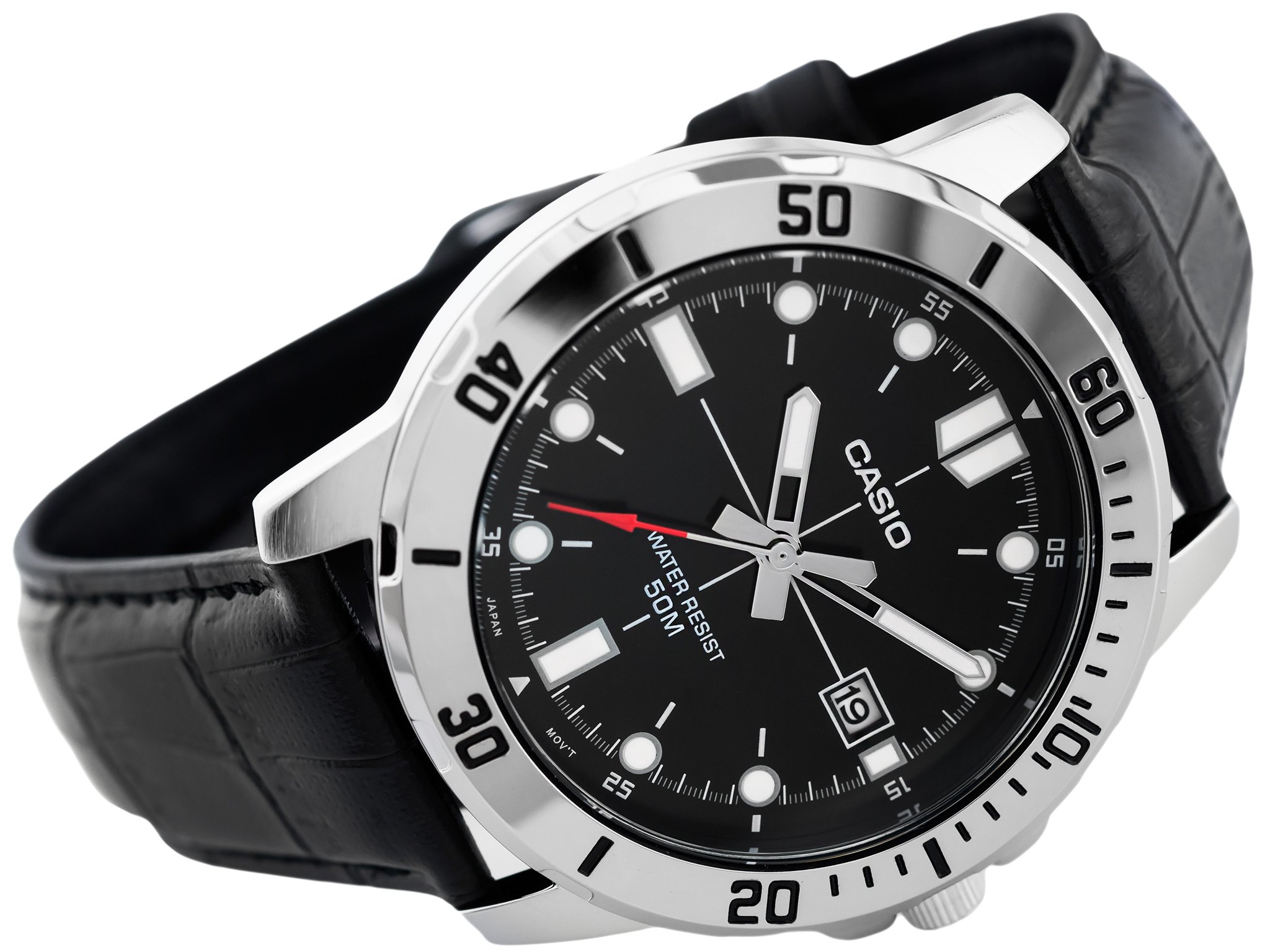 Đồng hồ nam dây da Casio Standard chính hãng Anh Khuê MTP-VD01 Series